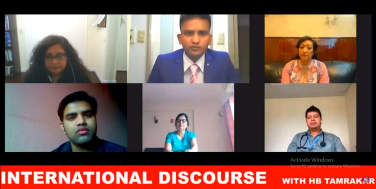 America देखी Nepal सम्मका डाक्टरहरु एकै ठाउमा TALKING ABOUT COVID 19 INTERNATIONAL DISCOURSE